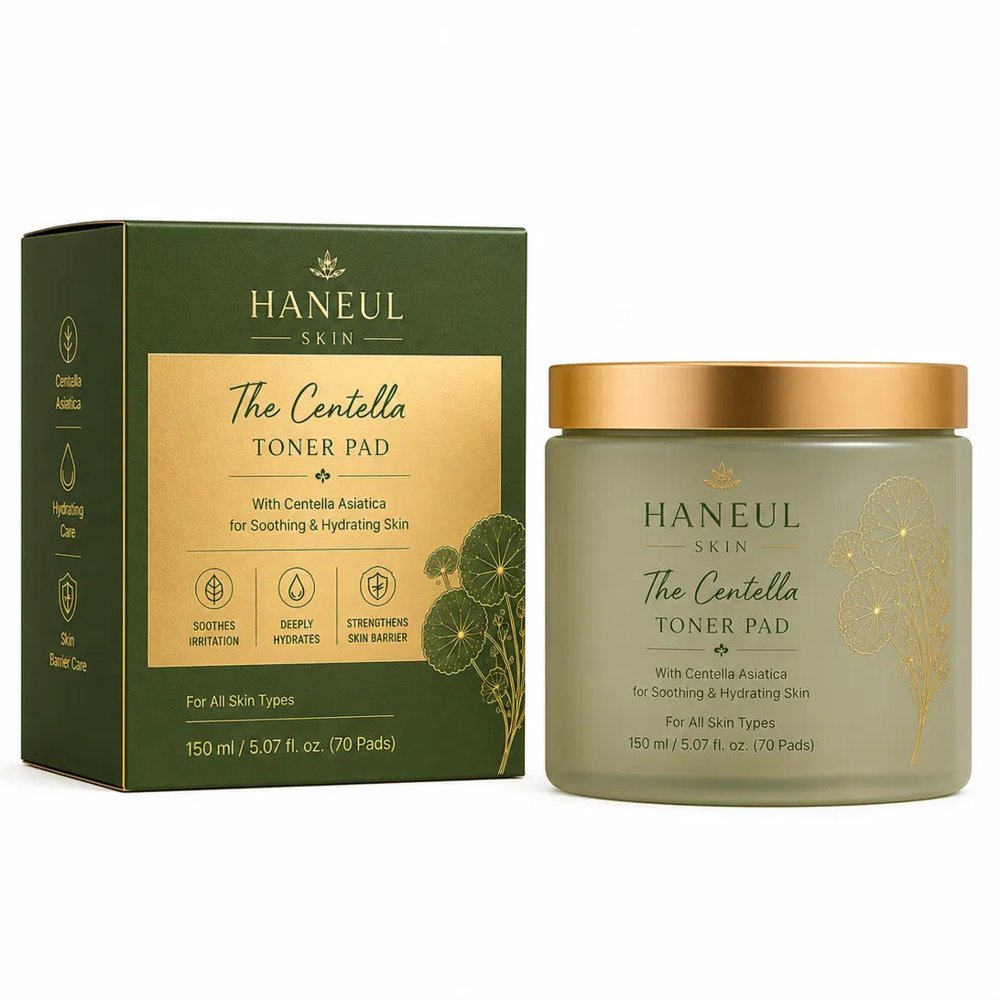 Haneul Skin Centella Toner Pad packaging